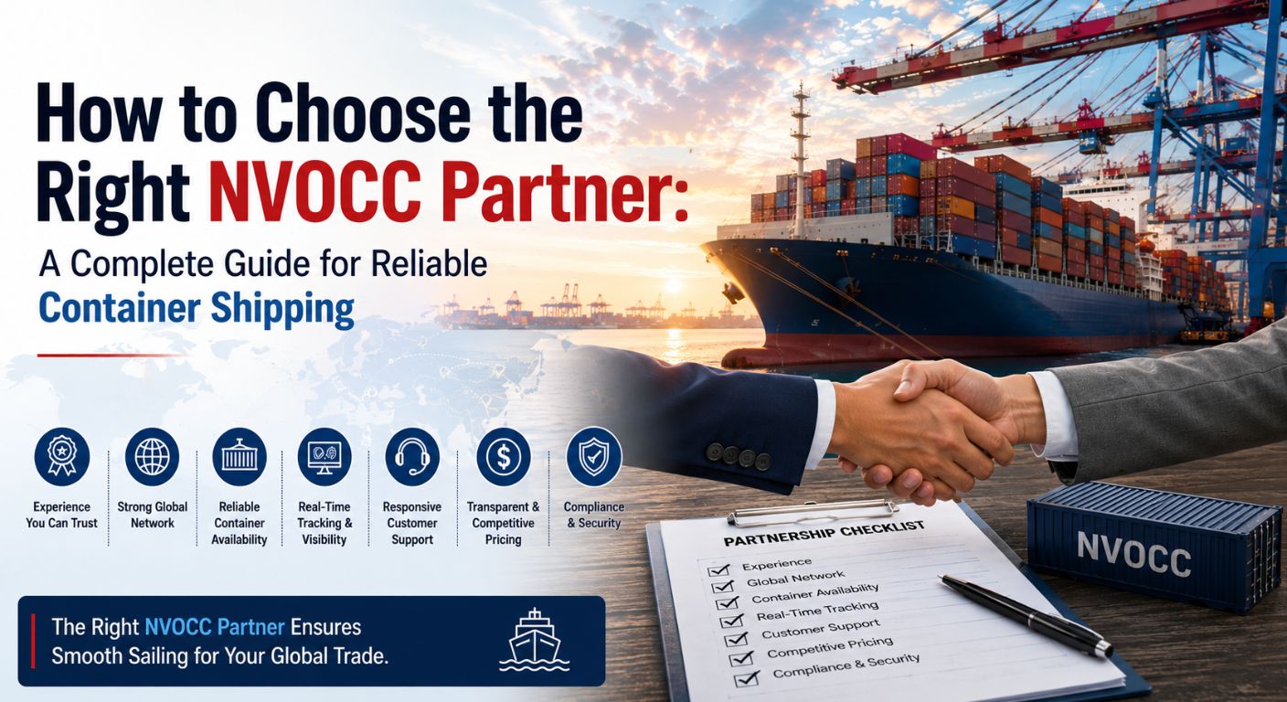 How to Choose the Right NVOCC Partner: A Complete Guide for Reliable Container Shipping