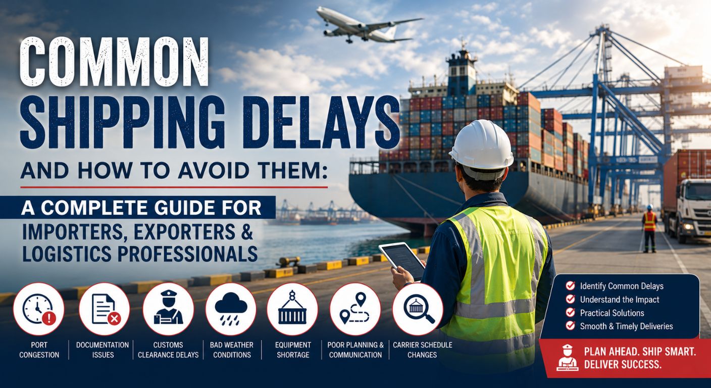 Common Shipping Delays and How to Avoid Them: A Complete Guide for Importers, Exporters & Logistics Professionals