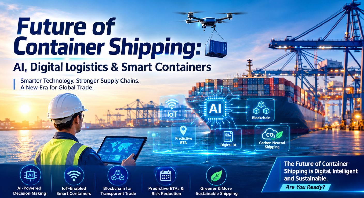 Future of Container Shipping: AI, Digital Logistics & Smart Containers