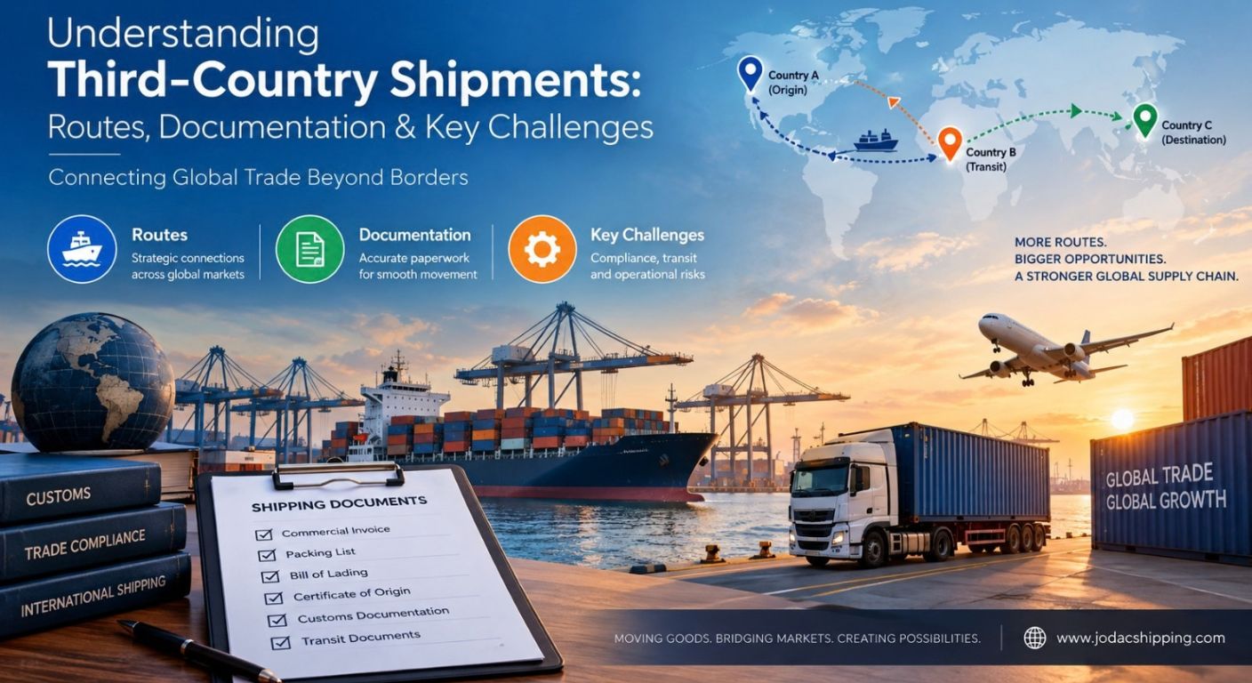 Understanding Third-Country Shipments: Routes, Documentation & Key Challenges